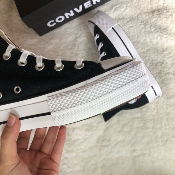 Black Hightop Platform Hello Kitty & Spider-Man Converse - Picture 5 of 6